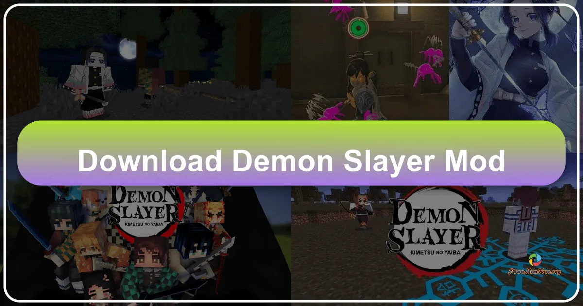 Demon Slayer Mod 1.16.5: Hóa Thân Thành Thợ Săn Quỷ Trong Thế Giới Minecraft