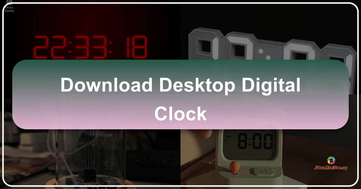 Review of Desktop Digital Clock, a Windows app with limited free features and notable usability issues. /images/download-desktop-digital-clock.png