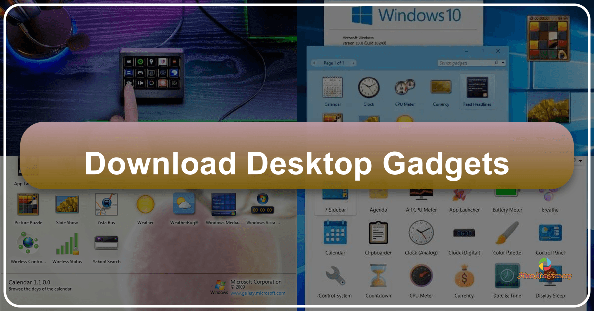 Exploring desktop gadgets for Windows, their evolution, benefits, and alternatives for enhanced productivity and customization. /images/download-desktop-gadgets.png