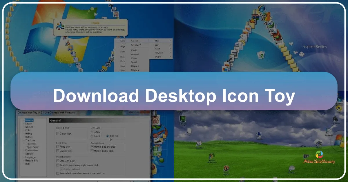 Desktop Icon Toy: Biến Biểu Tượng Màn Hình Thành Trò Chơi