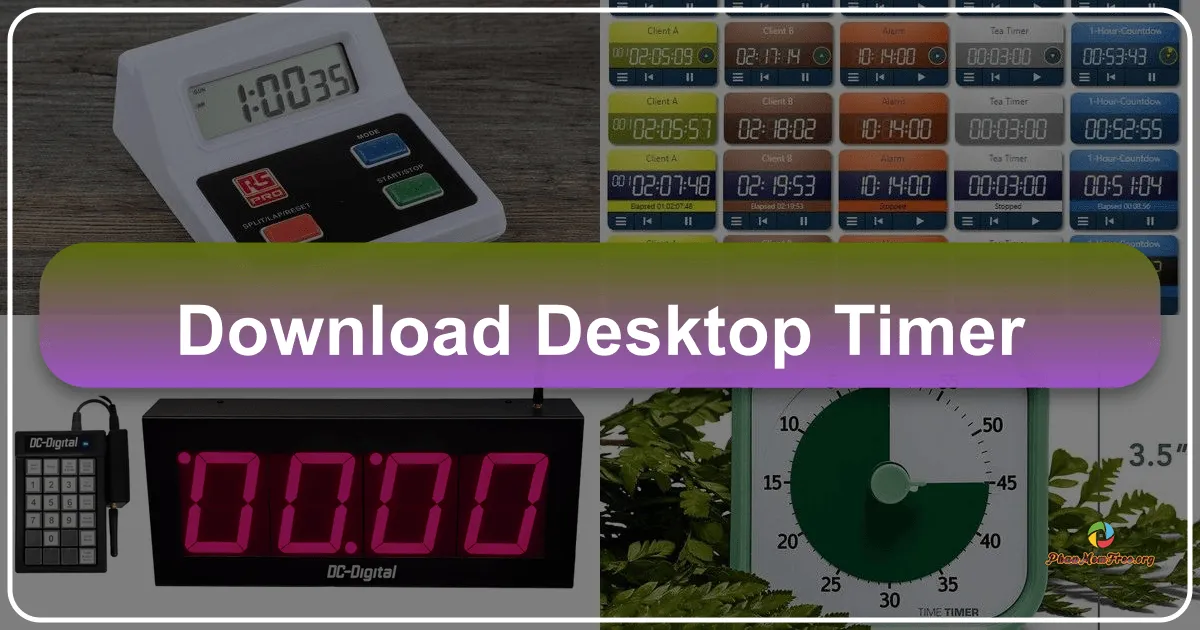 Desktop Timer: A Simple Windows Timer App