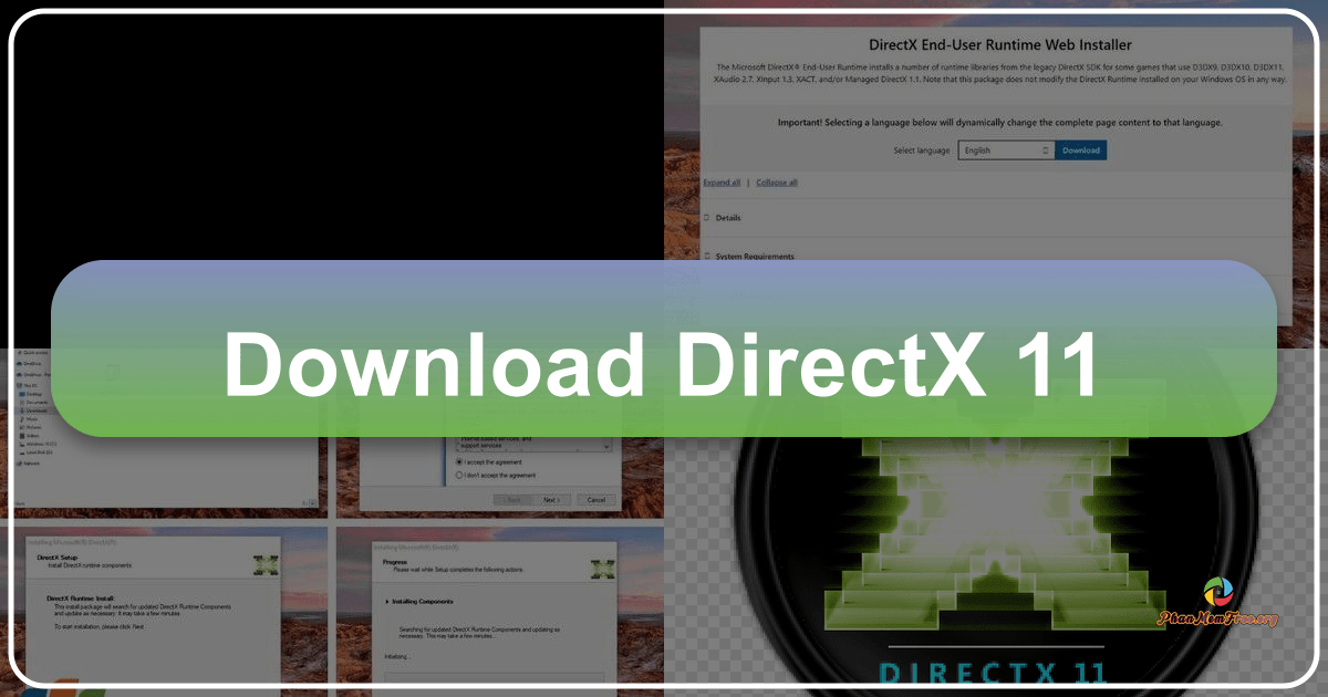DirectX 11 là công nghệ đồ họa mạnh mẽ cải thiện hiệu suất hoạt động của trò chơi và ứng dụng. /images/download-directx-11.png