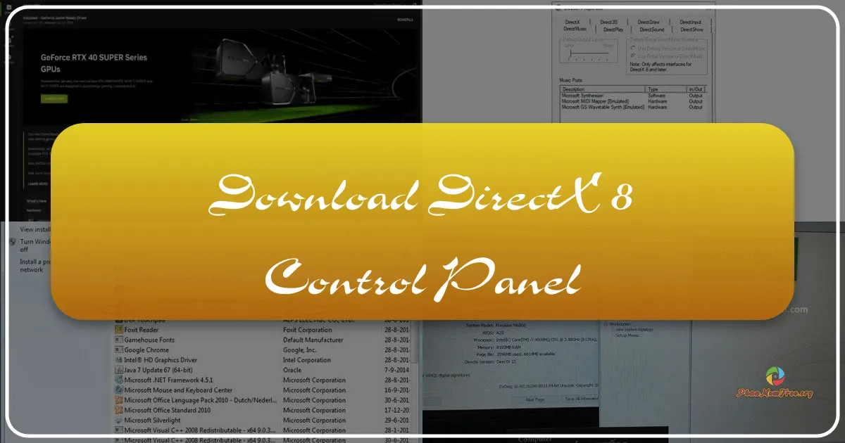 DirectX 8 Control Panel
