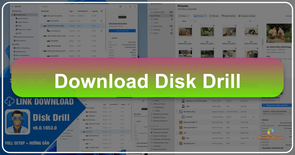 Disk Drill: Công cụ khôi phục dữ liệu mạnh mẽ cho Windows và macOS. /images/download-disk-drill.png