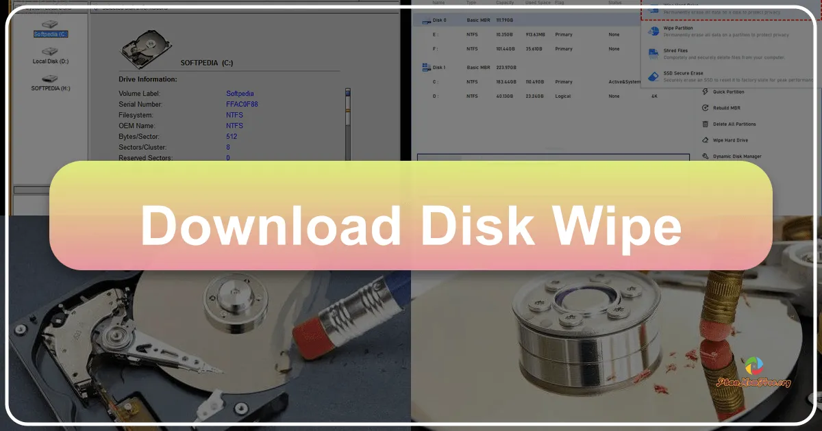 Xóa Dữ Liệu Ổ Đĩa An Toàn với Disk Wipe