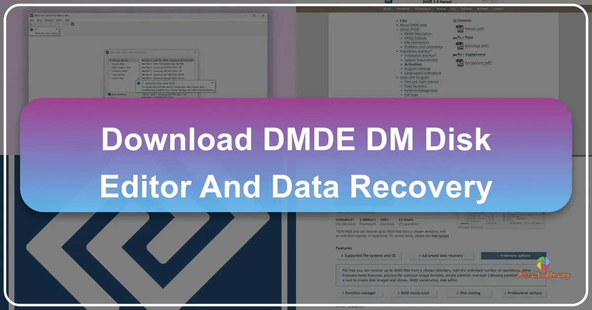 DMDE - DM Disk Editor and Data Recovery: A Comprehensive Guide