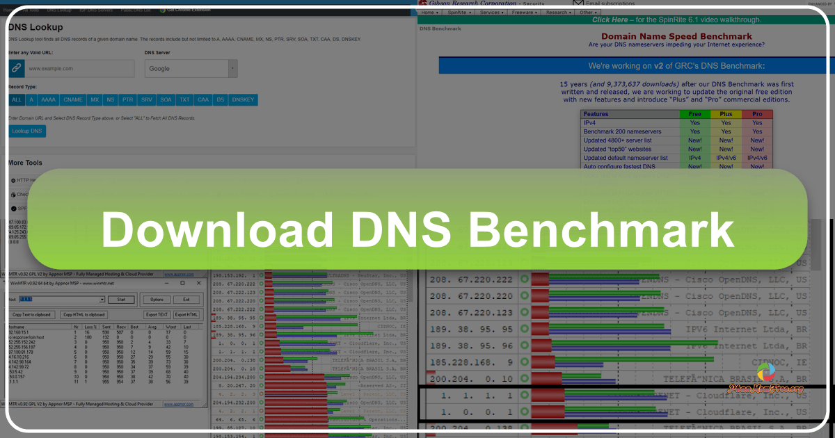 DNS Benchmark: A tool to analyze and optimize DNS server performance for faster internet speeds and better online experiences. /images/download-dns-benchmark.png