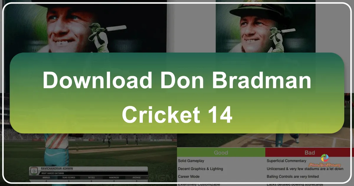 Don Bradman Cricket 14: A Deep Dive into the Game