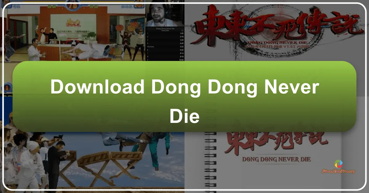 Dong Dong Never Die: A Hilariously Bizarre Fighting Game
