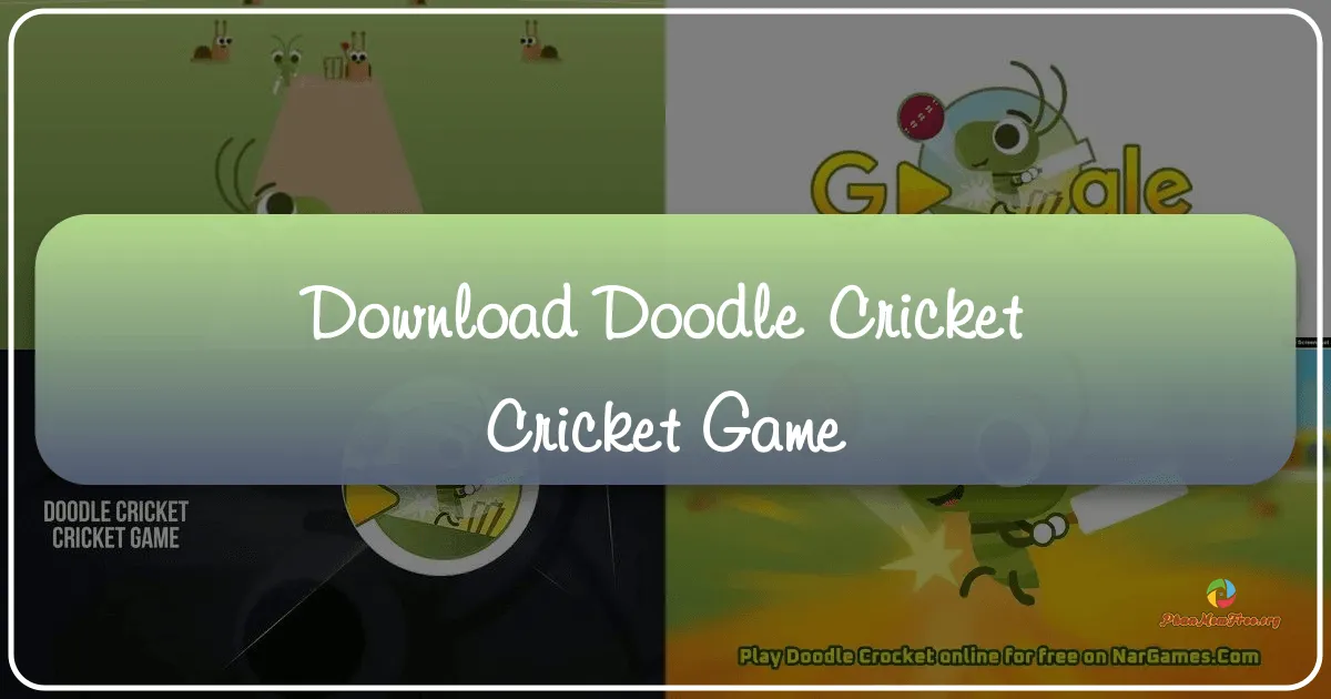 Doodle Cricket - Cricket Game: A Fun and Engaging Cricket Experience for Kids