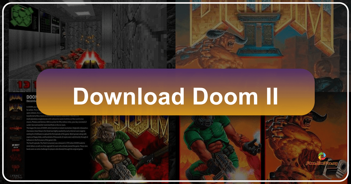 DOOM II: a classic first-person shooter with intense gameplay and lasting impact on the gaming industry. /images/download-doom-ii.png
