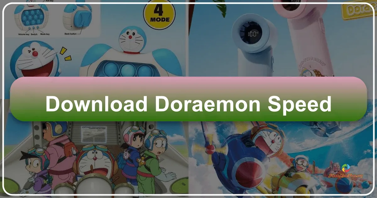 Tải Game Đua Xe Doraemon Speed: Trải Nghiệm Tốc Độ Vui Nhộn Cùng Mèo Máy Thông Minh