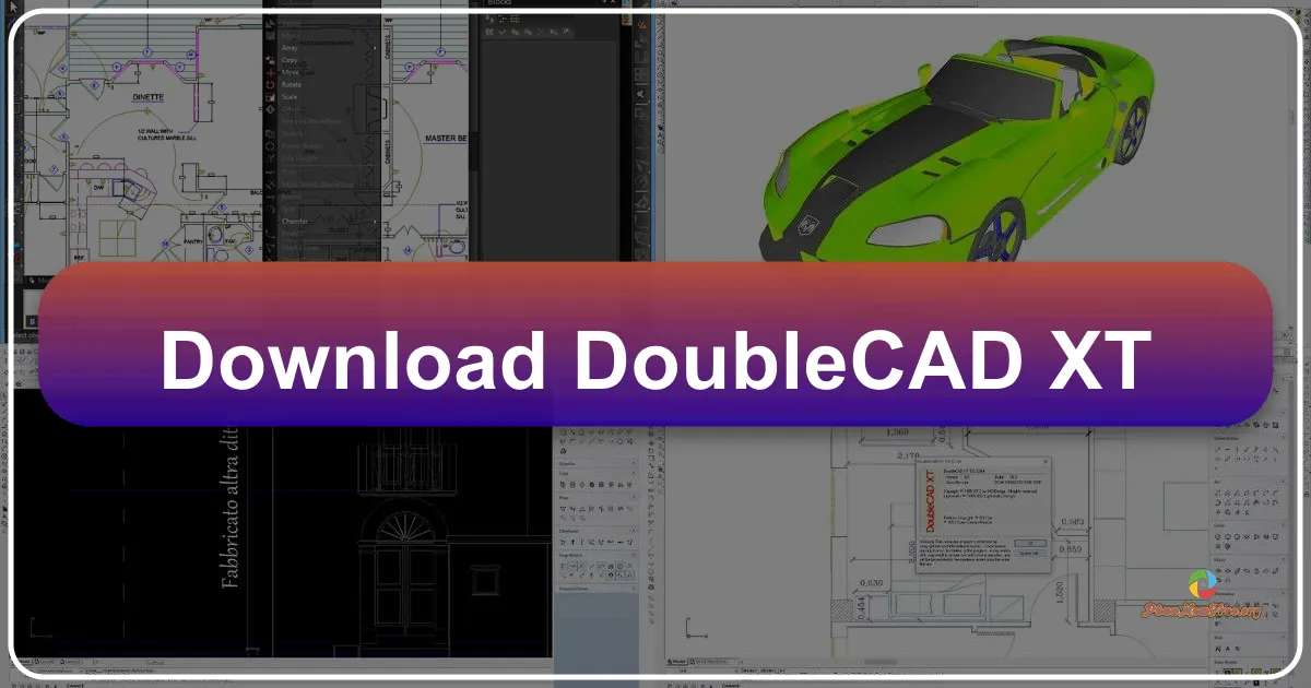 DoubleCAD XT: Giải pháp thiết kế 3D miễn phí mạnh mẽ