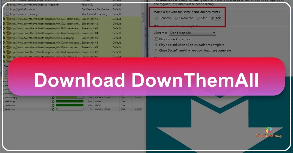 DownThemAll!: A Comprehensive Review of the Bulk Download Manager