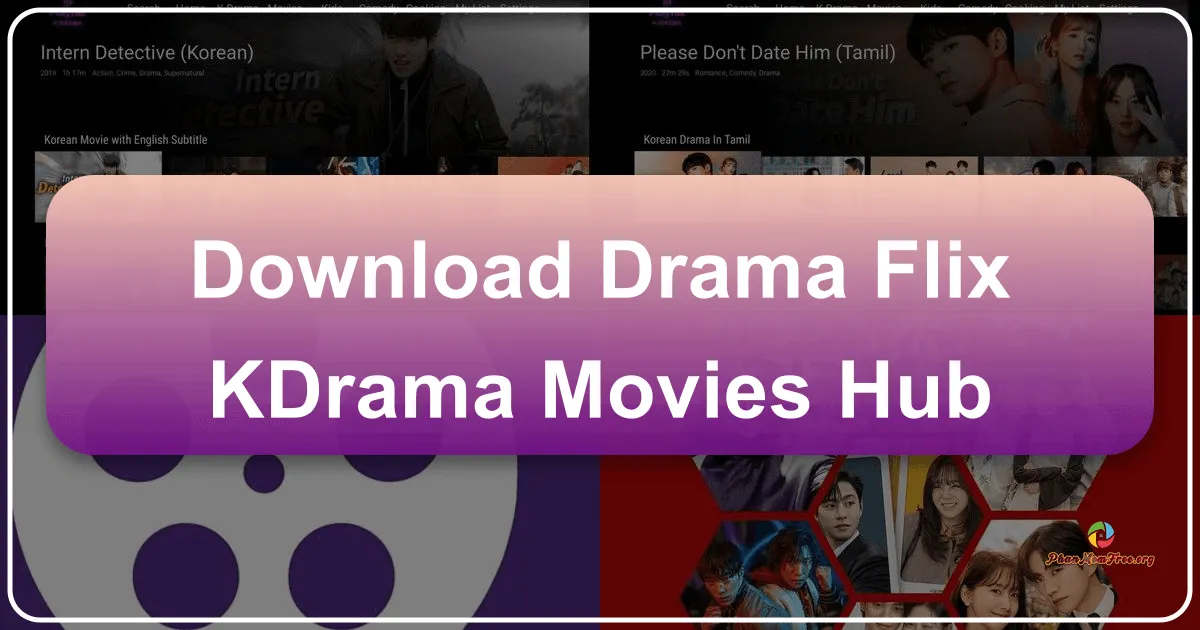 Drama Flix: Your K-Drama and Movie Hub for iPhone