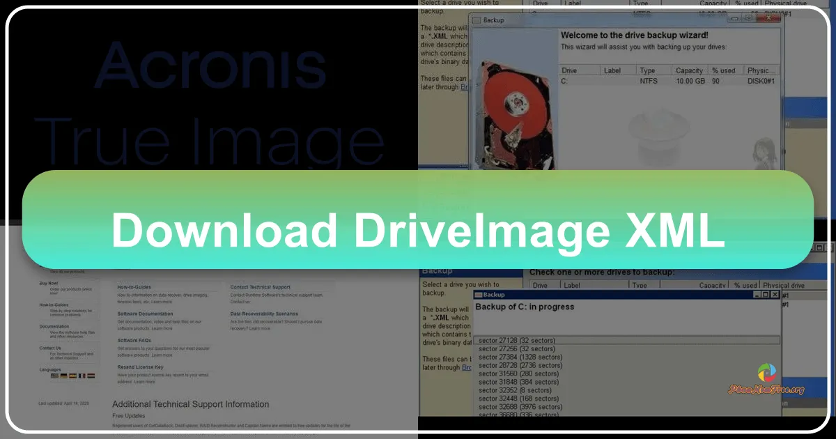DriveImage XML: Your Reliable Solution for Disk Imaging and Backup