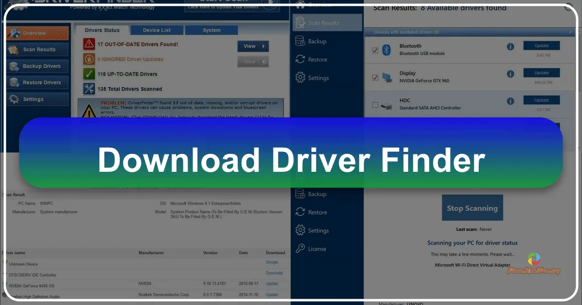 DriverFinder: Streamlining Windows Driver Updates