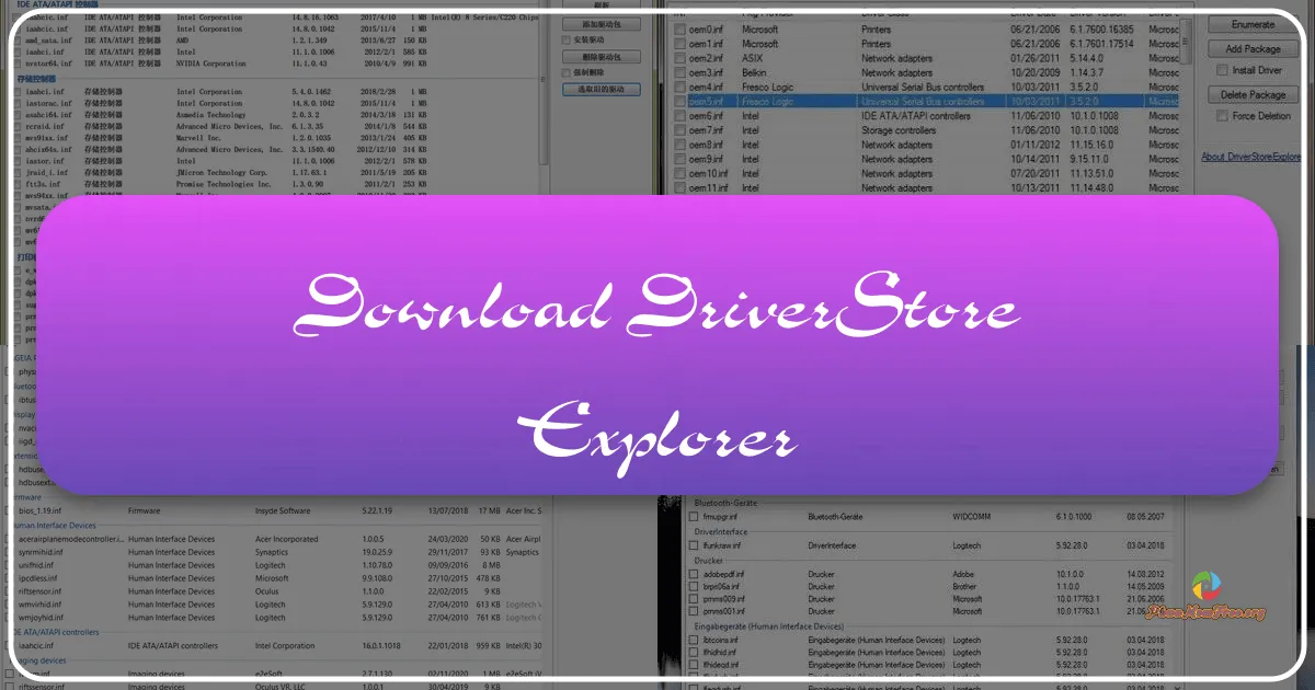 DriverStore Explorer: A Comprehensive Guide to Managing Windows Drivers
