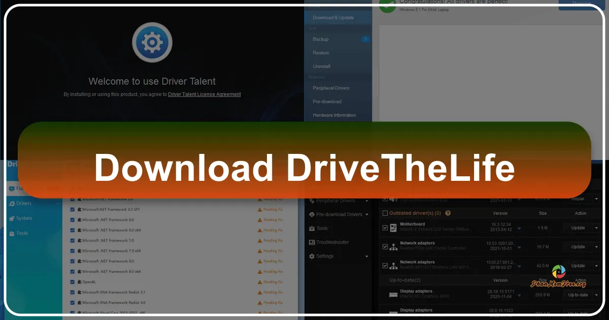 DriverTheLife: Giải pháp toàn diện cho vấn đề trình điều khiển thiết bị