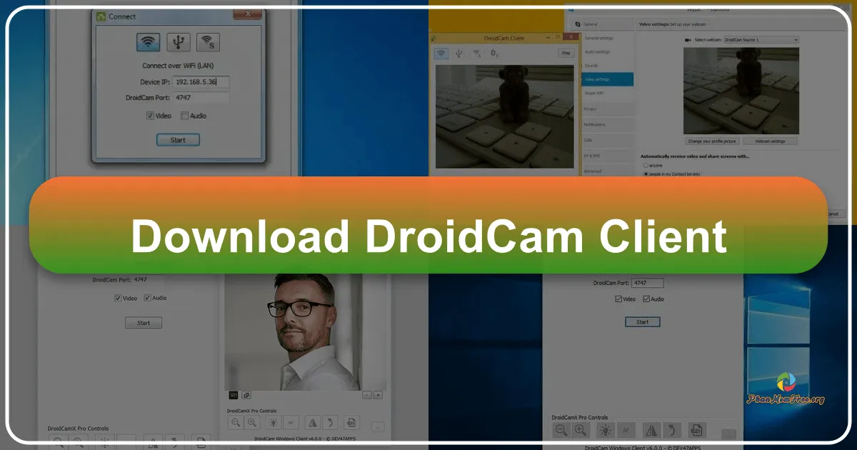 DroidCam Client: Biến Điện Thoại Android Thành Webcam Không Dây và Camera Giám Sát