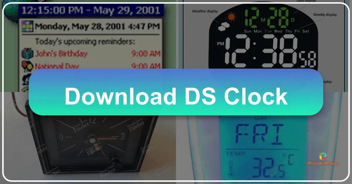 DS Clock: A Customizable Desktop Clock for Windows