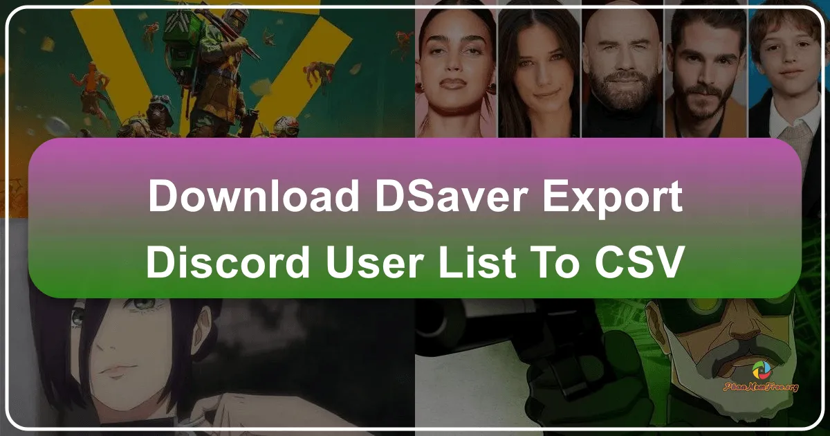 dSaver - Export Discord User List to CSV