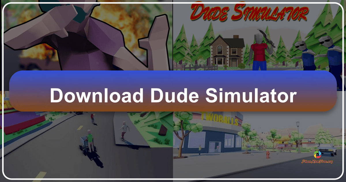 "Dude Simulator" offers a unique, open-world sandbox experience with freedom and creative expression. /images/download-dude-simulator.png