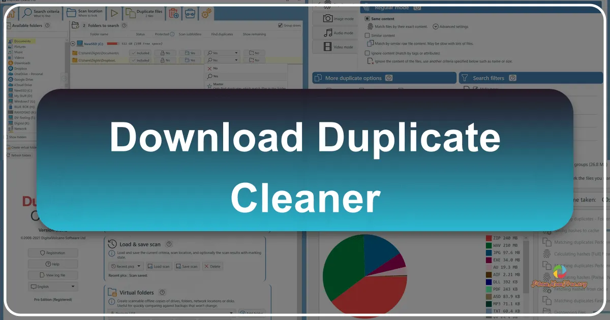 Duplicate Cleaner: Công cụ dọn dẹp tập tin trùng lặp hiệu quả