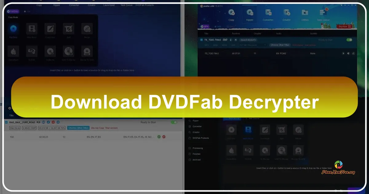 DVDFab Decrypter: A Comprehensive Guide to DVD and Blu-ray Disc Management