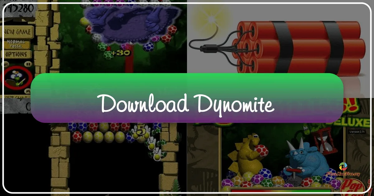 Dynomite: Trò chơi bắn trứng khủng long kinh điển hồi ức tuổi thơ