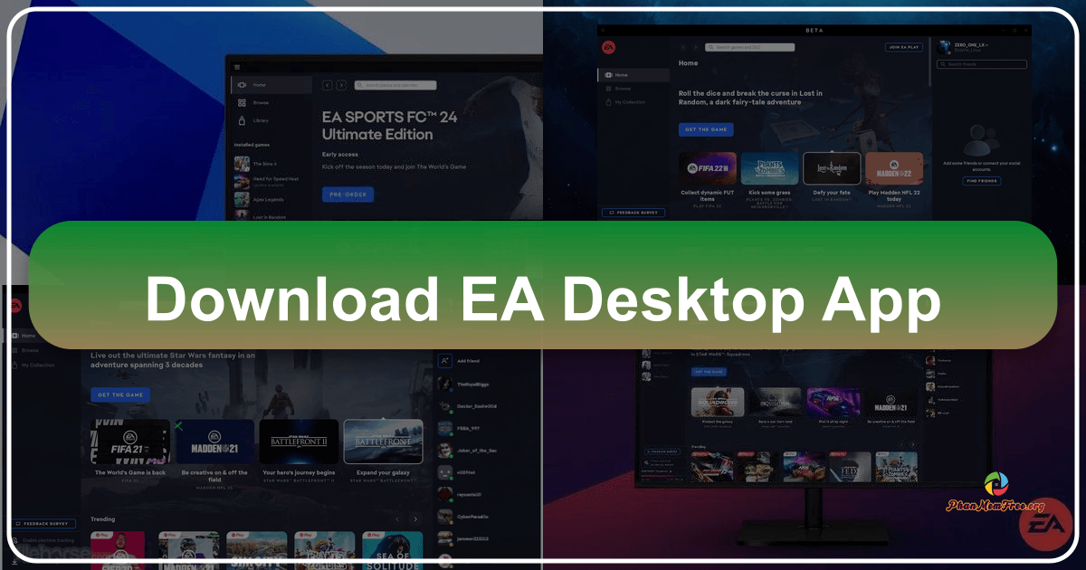 EA Desktop App: A next-gen gaming platform replacing Origin with improved performance and user-friendly interface features. /images/download-ea-desktop-app.png