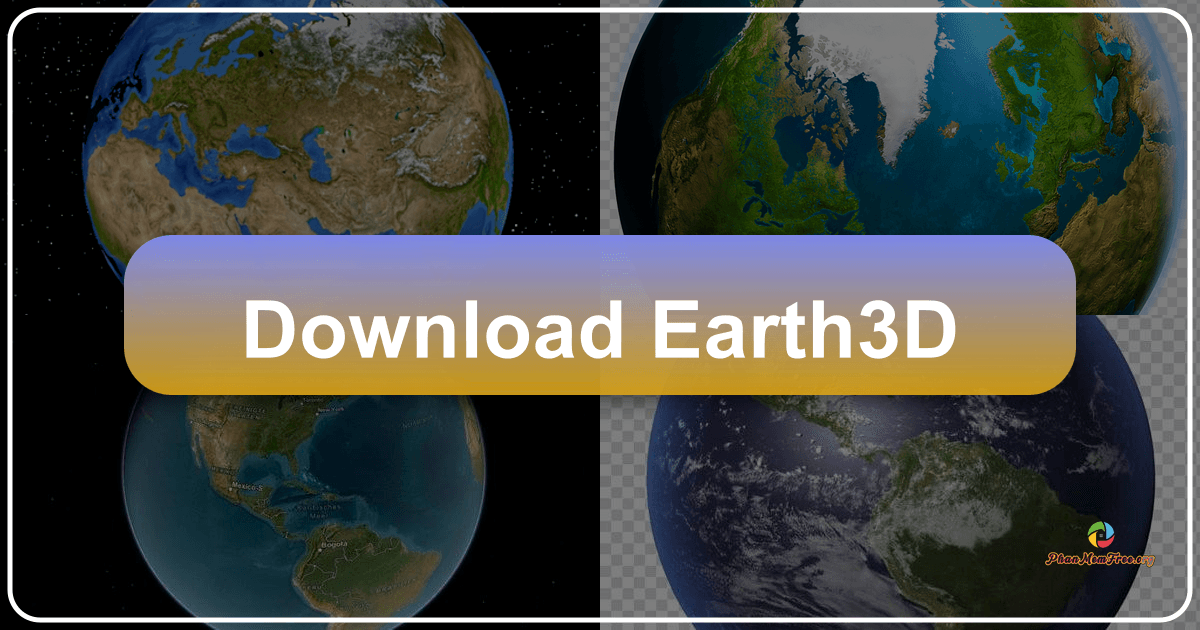 Earth3D: A pioneering virtual globe application offering a 3D Earth experience with limitations and notable historical significance. /images/download-earth3d.png