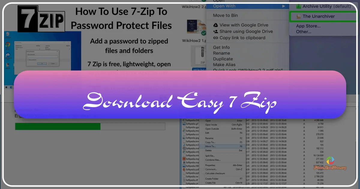 Easy 7-Zip: Giải pháp nén và giải nén tập tin đơn giản và hiệu quả