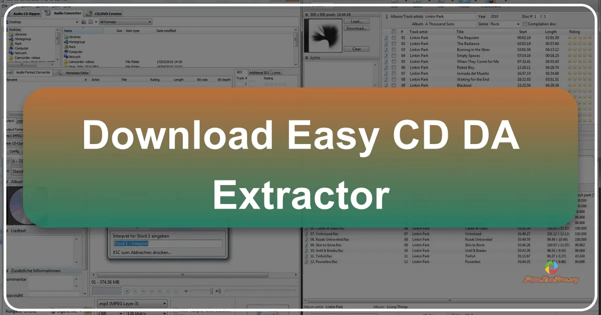 Easy CD-DA Extractor: Trích Xuất, Chuyển Đổi và Ghi Đĩa CD Âm Thanh Toàn Diện