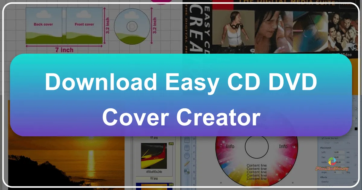 Easy CD & DVD Cover Creator: Crafting Professional Disc Art with Unmatched Simplicity