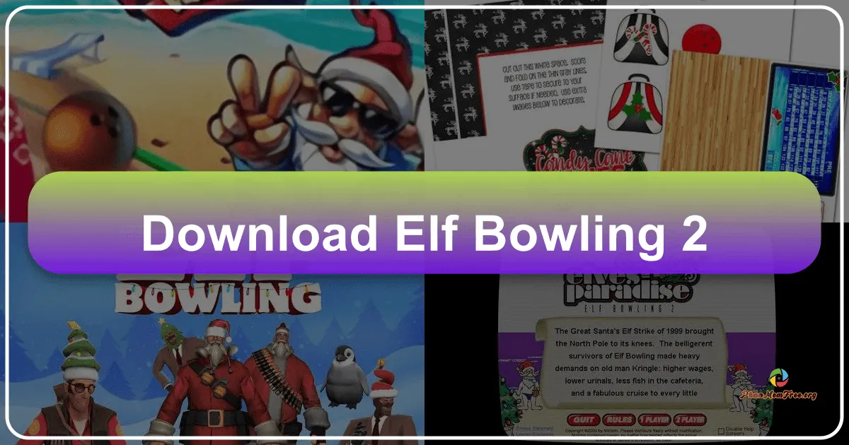 Elf Bowling 2: A Festive Fun Game for Windows