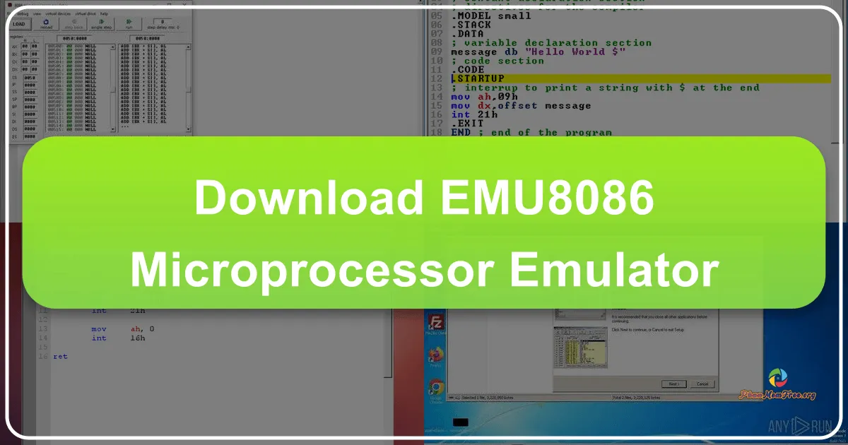 EMU8086 - MICROPROCESSOR EMULATOR: A Deep Dive into 8086 Emulation