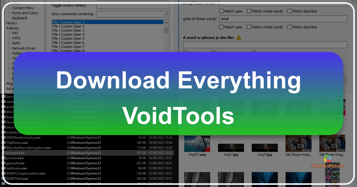 Everything: Công cụ tìm kiếm tập tin siêu tốc cho Windows, giúp quản lý dữ liệu dễ dàng. /images/download-everything-voidtools.png