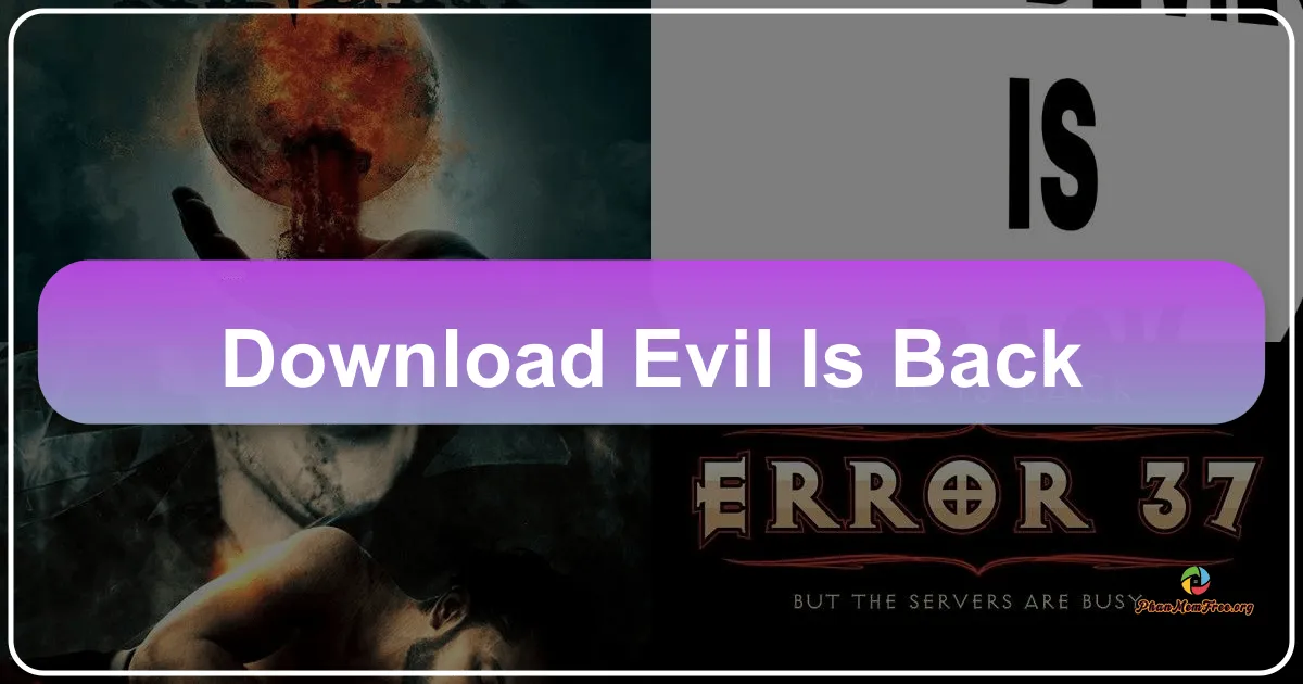 Evil Is Back: A Retro Horror Nightmare Unleashed