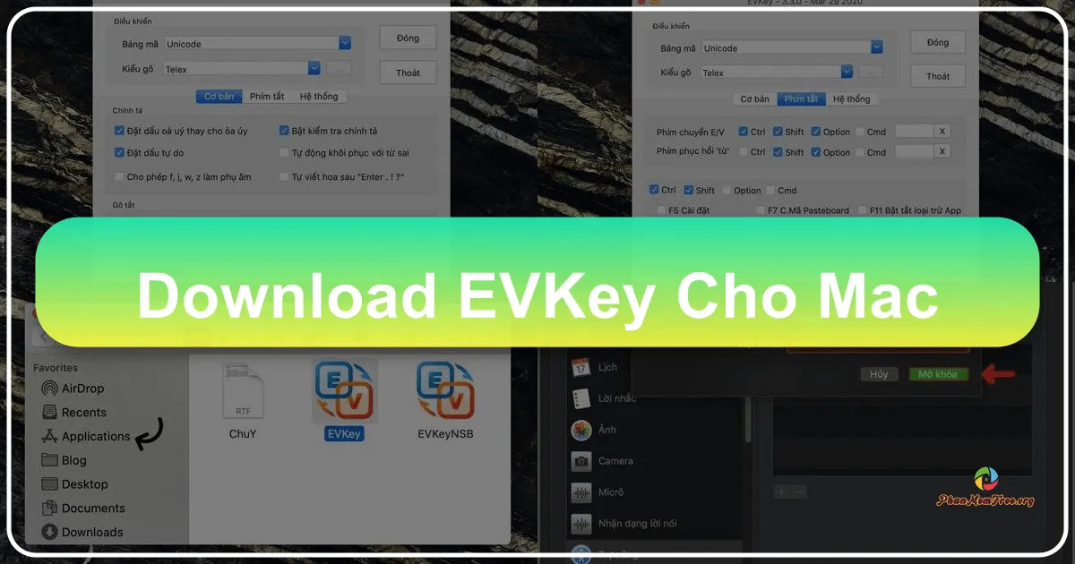 EVKey cho Mac: Bộ gõ tiếng Việt hoàn hảo cho hệ điều hành macOS