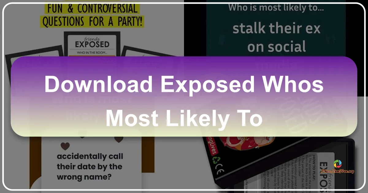 Exposed - Who's Most Likely To: The Ultimate Party Game App