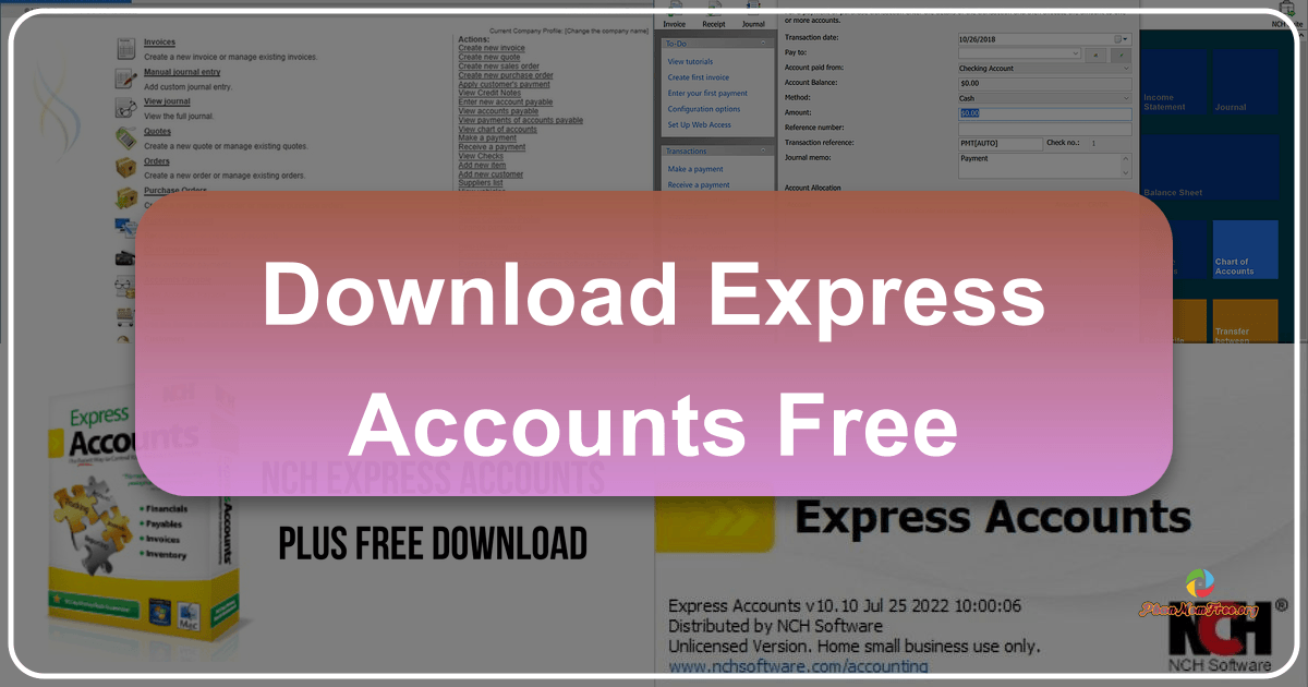 Express Accounts Free is a user-friendly accounting software for small businesses and individuals with basic financial needs. /images/download-express-accounts-free.png