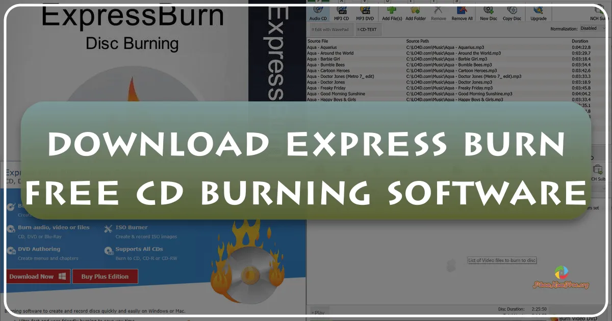 Express Burn Free CD Burning Software: A Comprehensive Review