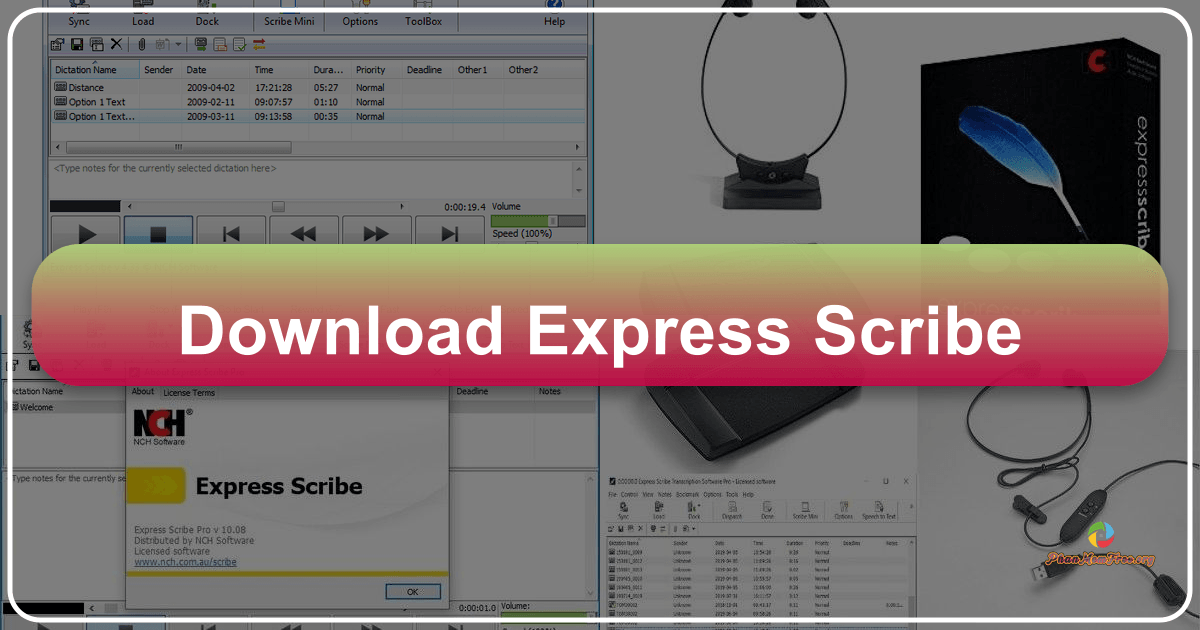 Efficient audio transcription with Express Scribe, a powerful and user-friendly software solution. /images/download-express-scribe.png