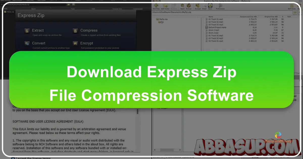 Express Zip File Compression Software: A Comprehensive Review