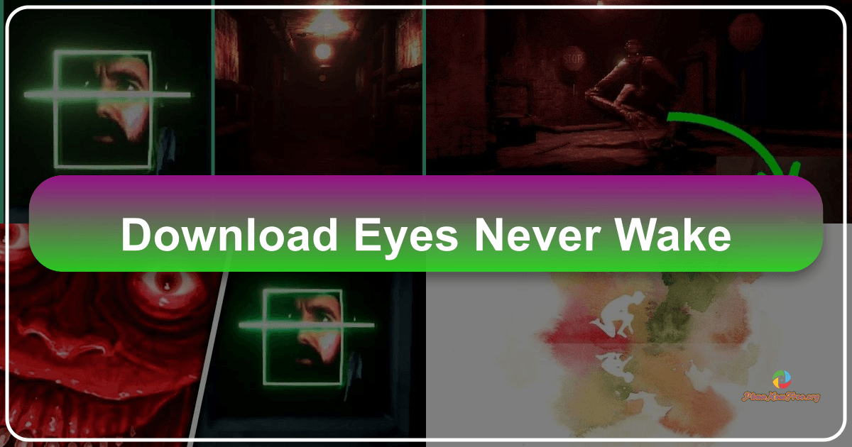 "Eyes Never Wake" is a pioneering horror game using webcam detection to create a chilling, immersive experience. /images/download-eyes-never-wake.png