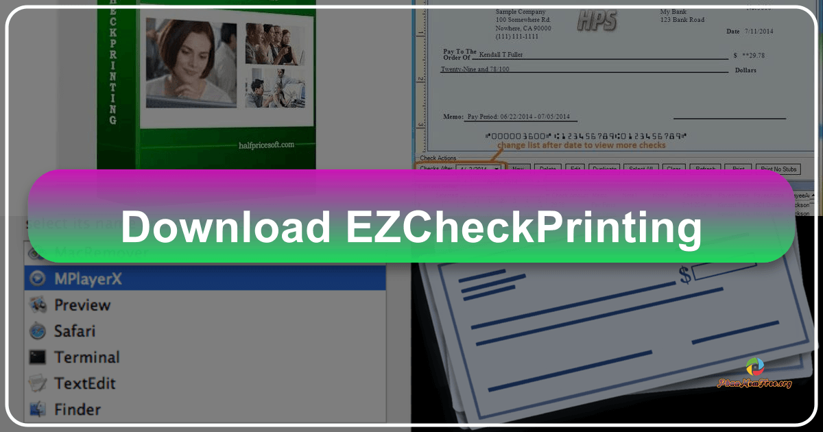 ezCheckPrinting: Efficient check printing and management software for small businesses and individuals with a user-friendly interface. /images/download-ezcheckprinting.png