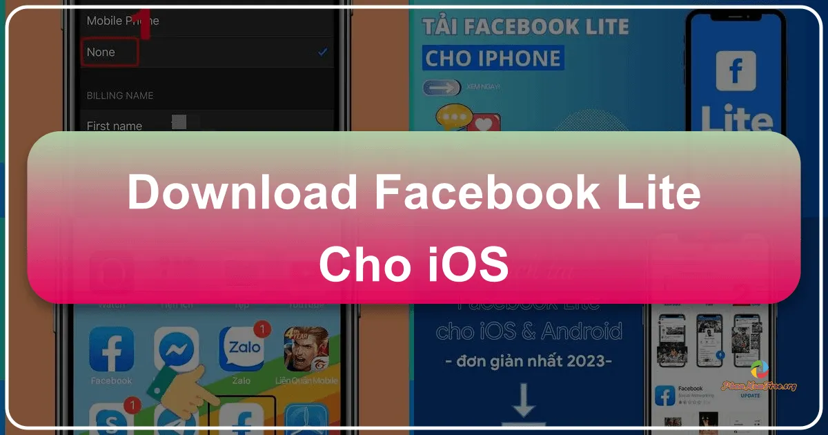 Facebook Lite cho iOS: Phiên bản gọn nhẹ, tốc độ cao (đã ngừng hỗ trợ)
