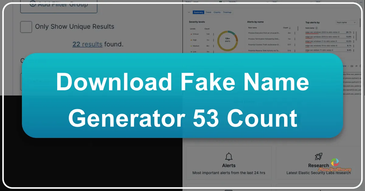 Fake Name Generator - 53 Count: A Comprehensive Review