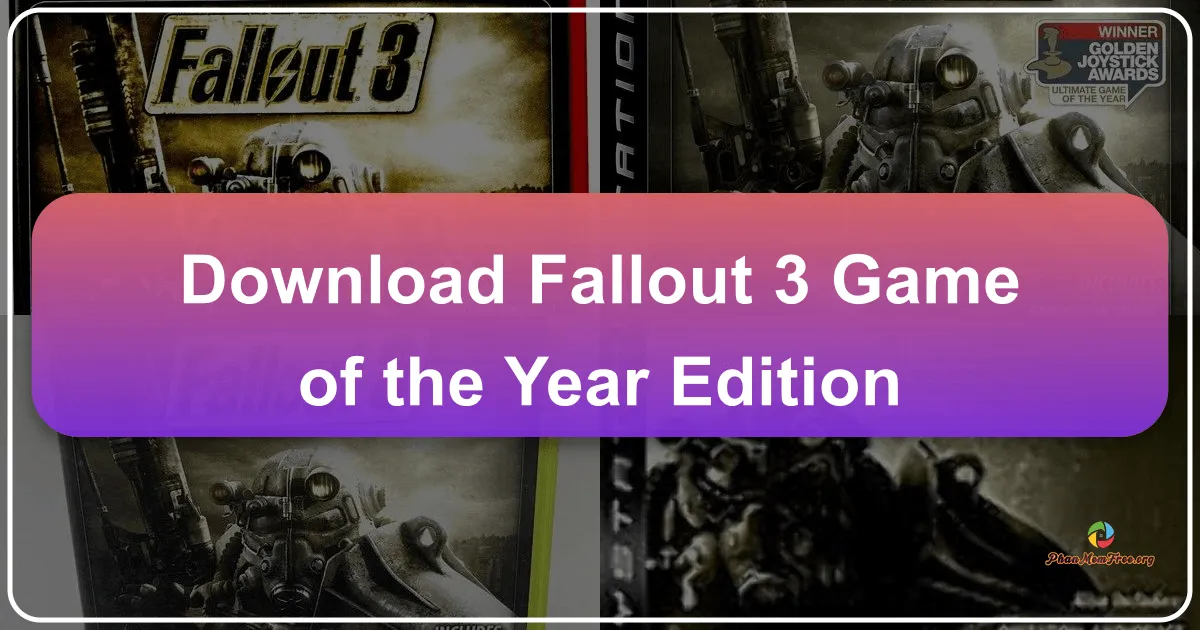 Fallout 3: Game of the Year Edition – A Post-Apocalyptic Masterpiece